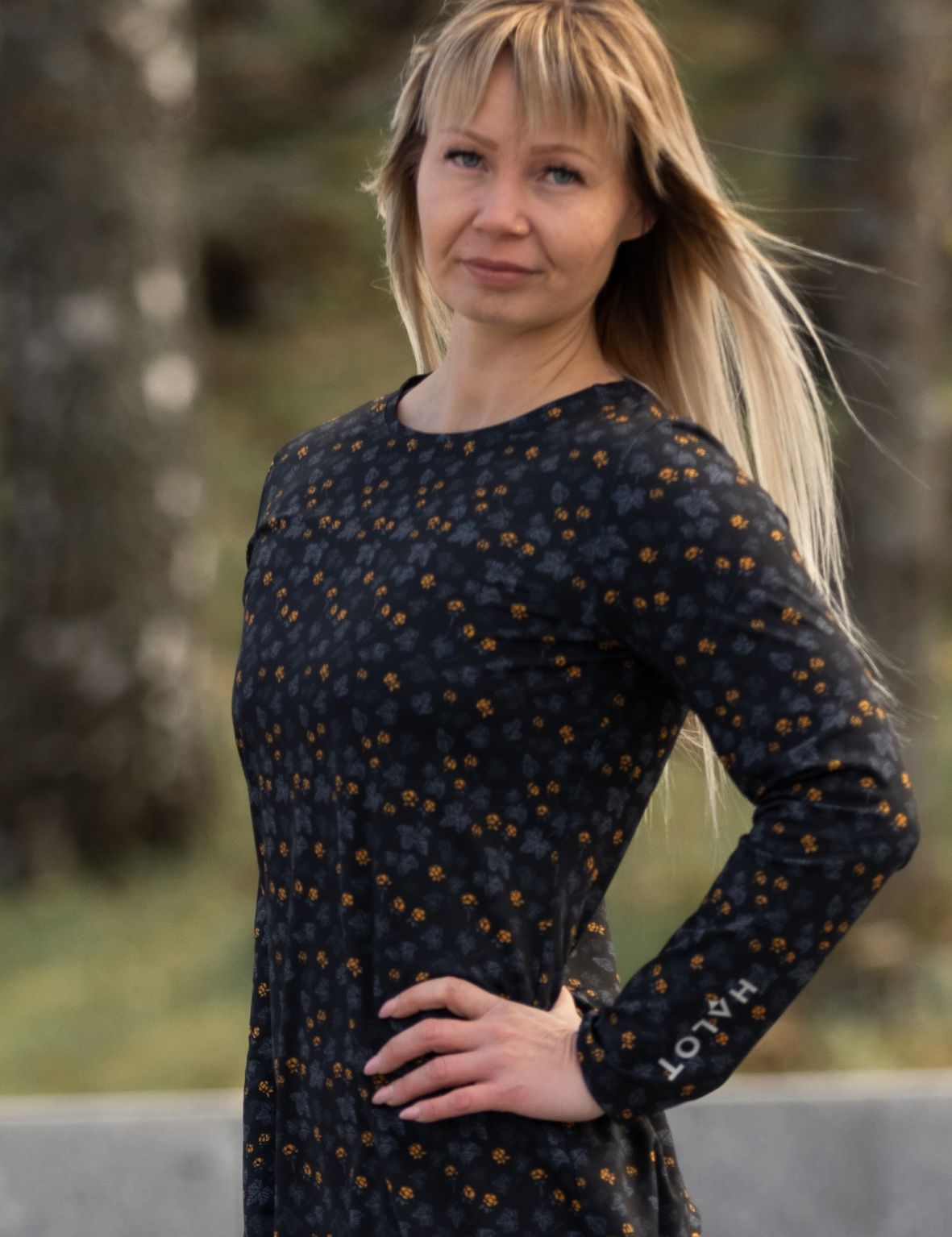 HALOT Crisp Tunic - Hilla Black